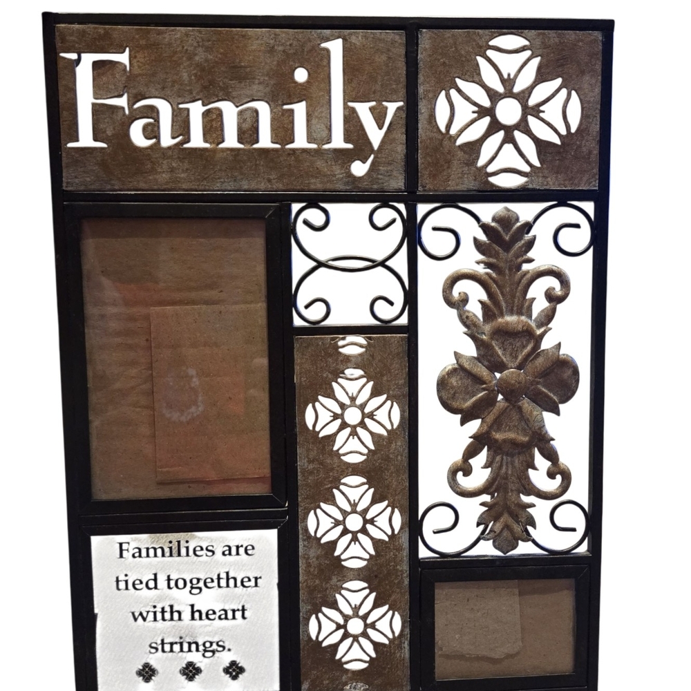 Metal Family Picture Frame